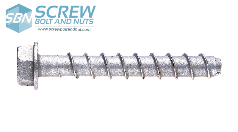 Hex Flange Concrete Screw Anchor Bolts
