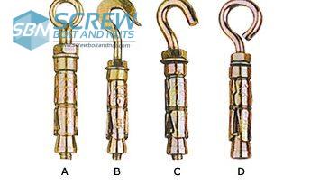 Tetanized Heavy Duty Shield Expansion Anchor Bolt with Nut and Washer Tetanized Heavy Duty Shield Expansion Anchor Bolt with Nut and Washer