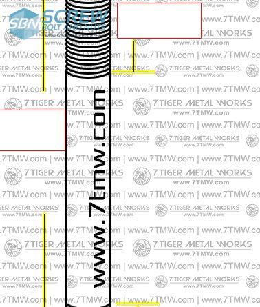 stud bolt 2 side thread